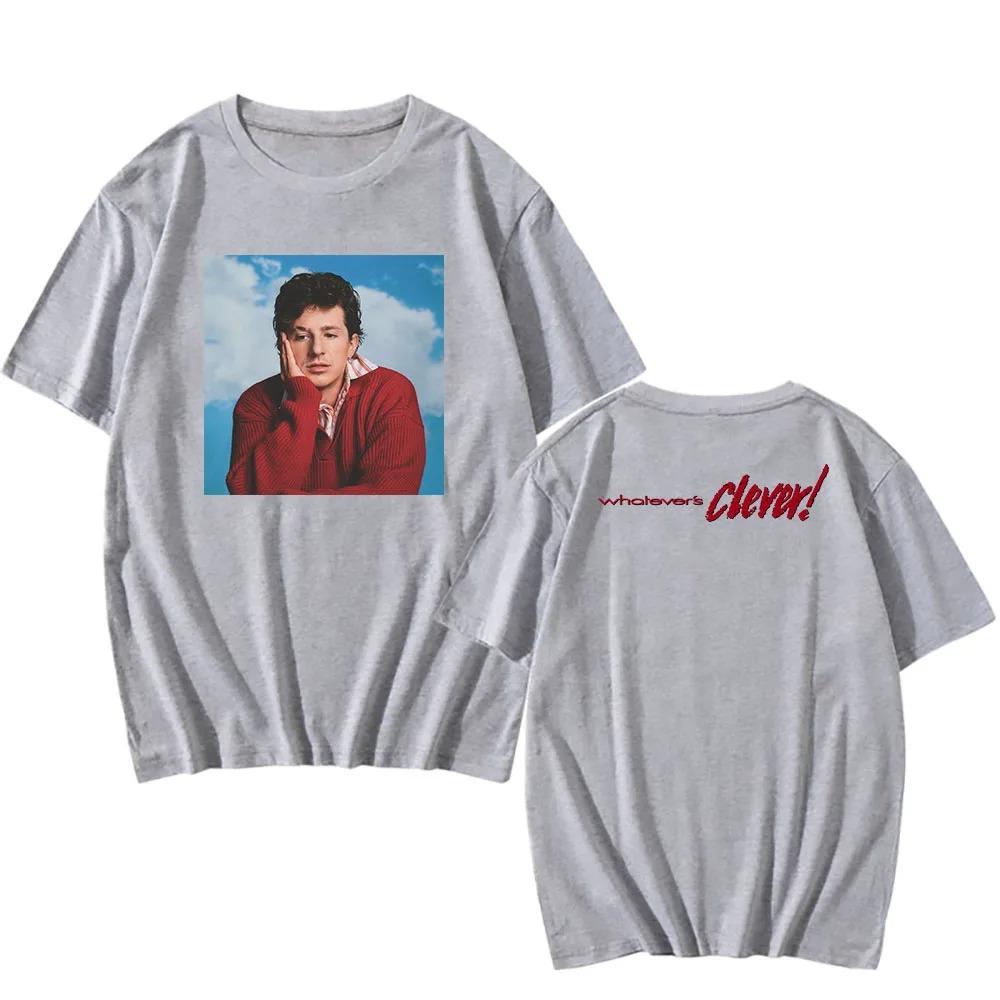 Charlie Puth Whatevers Clever 2026 Album Merch 100% Weiche Baumwolle Pop Rock Rapper Grafik T-Shirt Damen und Herren T-Shirts