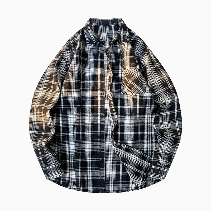 Cozy Up Men’s Flannel Shirts Long Sleeve Casual Button Down Flannel Plaid Shirts