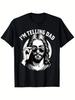 Funny I'm Telling Dad Christian Jesus Meme T-Shirt - Religious Humor Unisex Adult S-XXXL 220gsm Heav