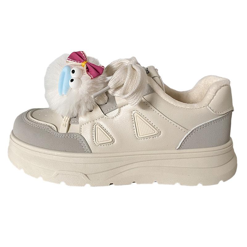 

B2101 бархатные туфли на платформе женские туфли 2024 новые зимние хлопковые туфли теплые маленькие белые туфли аксессуары на платформе брикеты своими руками 35 бежевый