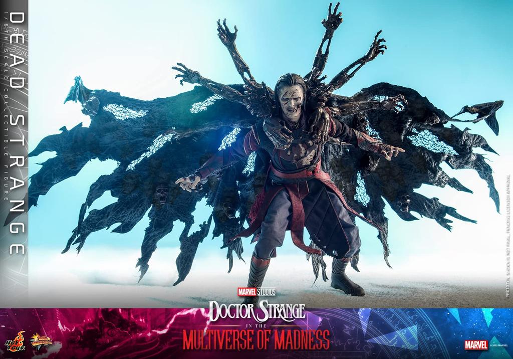 Movie Masterpiece Doctor Strange: The Multiverse of Madness Dead Strange 1/6 Scale Figure, Black, Approximately 31cm Tall, MMS654