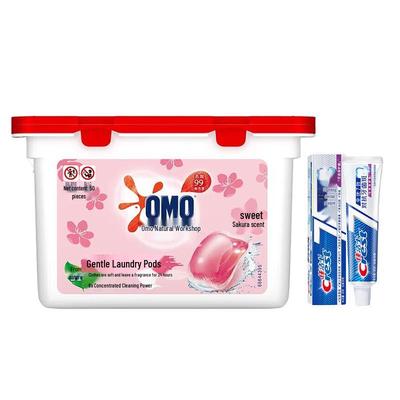 Toothpaste & Omo Laundry Pods Combo
