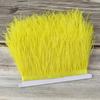 1 Meter Ostrich feather Trim Ribbon Dyed Various Long Ostrich Fringe 8-10CM feathers for crafts Dress/skirt Sewing Accessory