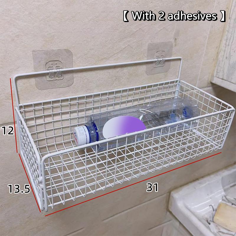 NEW Kitchen And Bathroom Storage Rack No Drilling Required Wall-Mounted Storage Rack