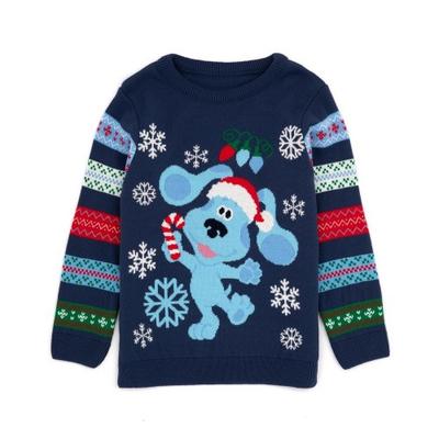 Blue's Clues & You! Dětský/dětský pletený vánoční svetr
