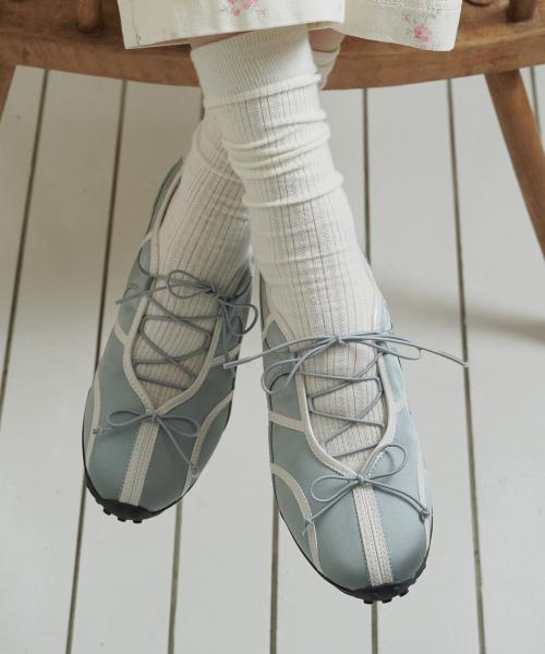 [Elizabeth Stuart] Faber Ballet Sneakers [EBAL167115] Black-230