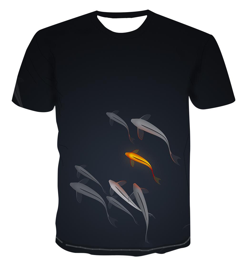 

Модные трендовые спортивные футболки с рисунком для рыбалки и 3D печати, повседневная футболка y2k для мужчин, персонализированный топ с короткими рукавами и круглым вырезом 6XL