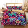 Boho Purple Cover Cover Sets Bedding Print Dream Catcher /Pumo Bohemians Bed Cover Set Full Queen King Size Bed Linens 228x228