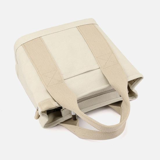 Canvas Crossbody Bag Adjustable Shoulder Straps Large Capacity Laptop Messenger Bag Portable Commuter Bag