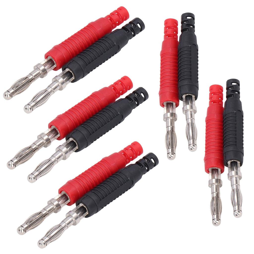 5Set Lantern Banana Plug Male Insulated Banana Socket DIY Connectors for Welding Machinery
