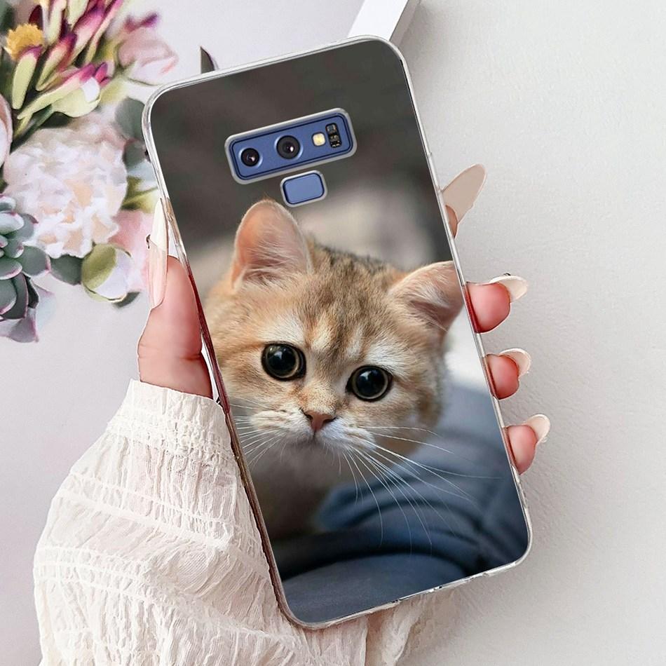 For Samsung Galaxy Note9 Elegant Floral Butterfly Phone Case For Samsung Note 9 SM-N960F SM-N9600 Soft Silicone TPU Cases