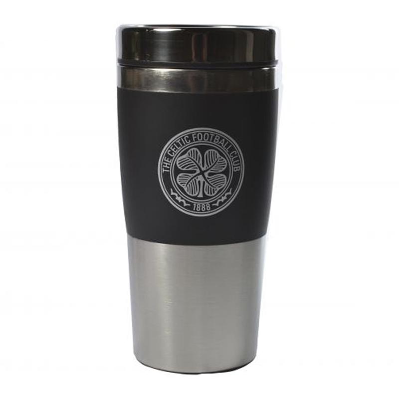 Celtic FC Executive Metallic Travel Handleless Mug