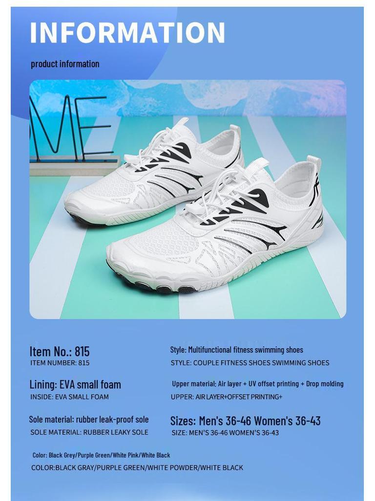 Aqua Ayakkabı: Çok Yönlü Su, Plaj, İç Mekan, Fitness, Dere, Sığ Su Geçme ve Dalış Ayakkabıları