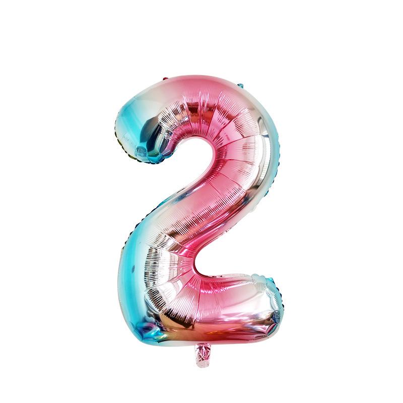 Globos de Aluminio con Número de 40 Pulgadas (EE. UU.) - Decoración de Fiesta