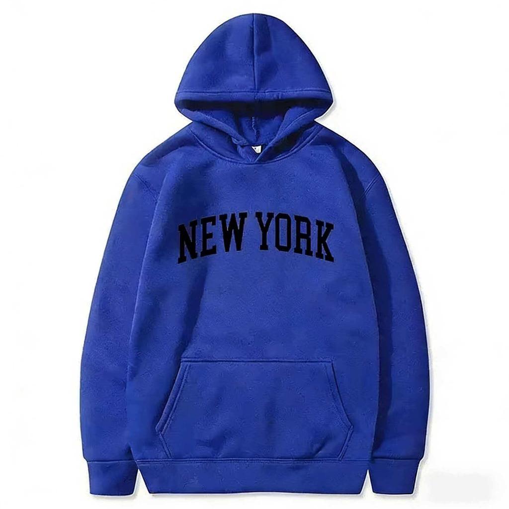 Men's and Women's Hooded Fashion Letter Trend Pattern Sweatshirt Loose Casual Jumper Sportswear