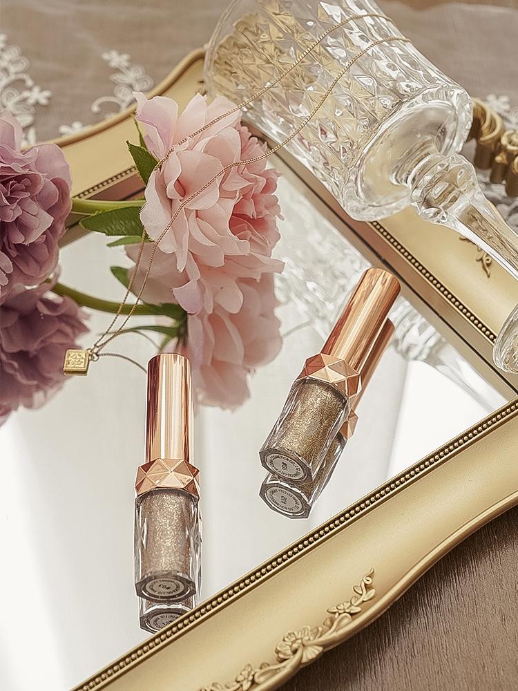 Bandeja de vidro decorativa vintage com espelho, frutas, joias, prato de armazenamento, enfeites de mesa, 2024, novo ZM20409