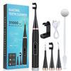 Us1984 Sonic Electric Toothbrush For Adults, 5 Modes, Teeth Kit 2 Brush Heads, 2 Cleaner & Battery Last Up To 30 Days, Teeth Cleaner Plaq