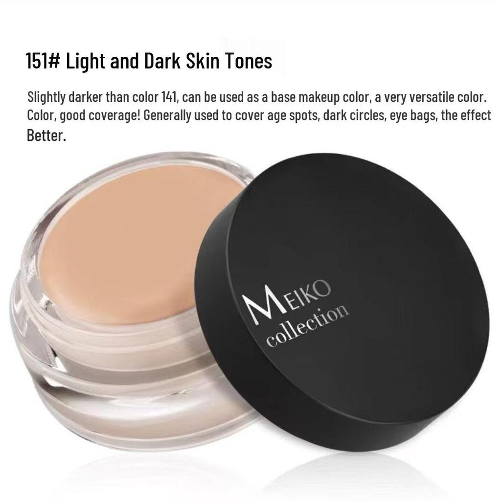 Bright Concealing Foundation: Studio-Grade Cream for Acne, Freckles, Dark Circles, and Tattoos