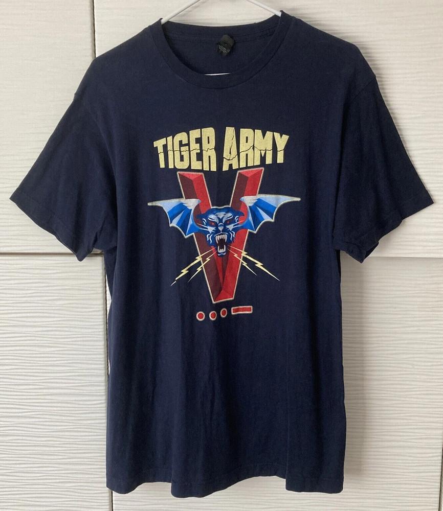 Tiger Army Band Black Cotton All size S-5XL T-Shirt QA333 Unisex T-Shirt M