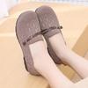 Beijing Ladies Flat Shoes Spring Summer New Lightweight Slip-On Knitted Mid-aged And Elderly Mothers Casual Footwear