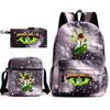 New Hacker Junior Starry Sky School Bag Three-piece Set 10 Heat Transfer Personalized Backpack Leisure Bag