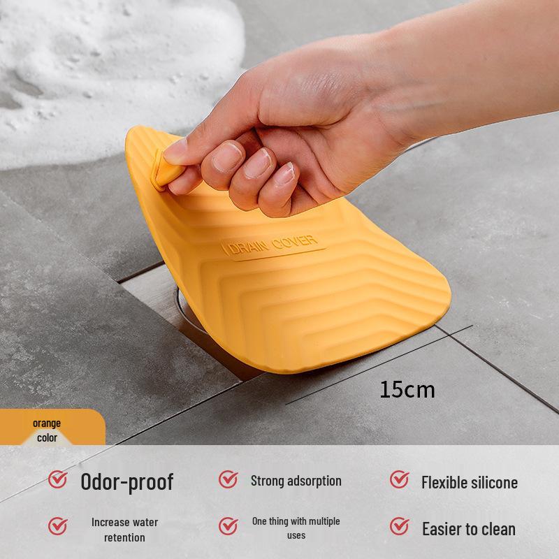 Anti-Odor Floor Drain Cover for Bathroom, Kitchen, and Toilet