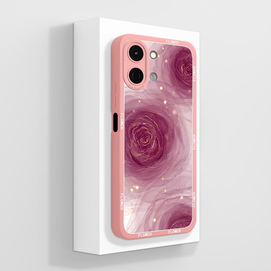 For Tecno Spark Go 3 / Pop 20 Case Creative Design Lightweight Phone Funda For Tecno SparkGo3 / POP20 Soft Liquid Silicone Shell