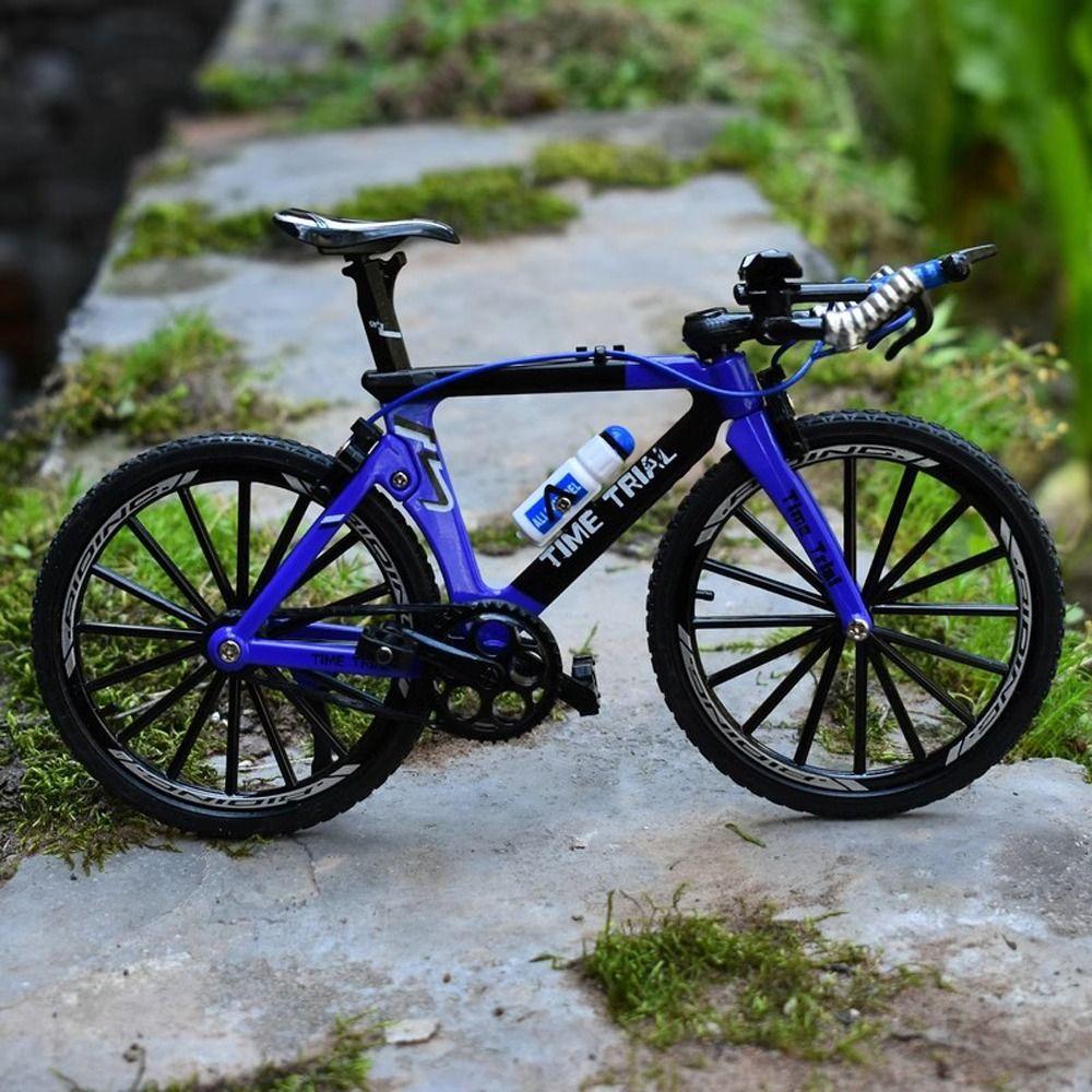 Ornament Mountain Bike Model Racing Simulation Bicycle Home Decoration Mini Bicycle  Children