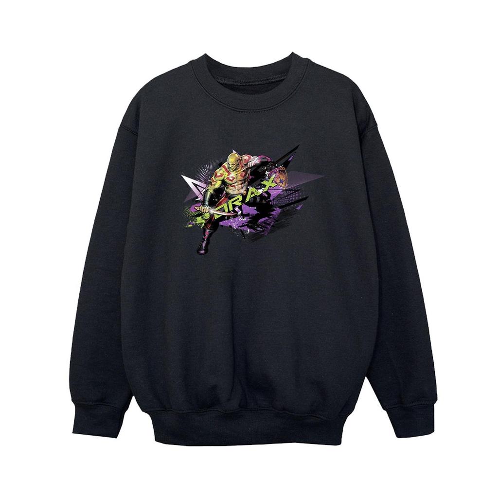 Marvel Boys Guardians Of The Galaxy Abstract Drax Sweatshirt