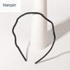 Colorful Matte Plastic Headband Korean Style Anti Slip Teeth Hair Clasp for Women Face Wash Press Hair Comfortable