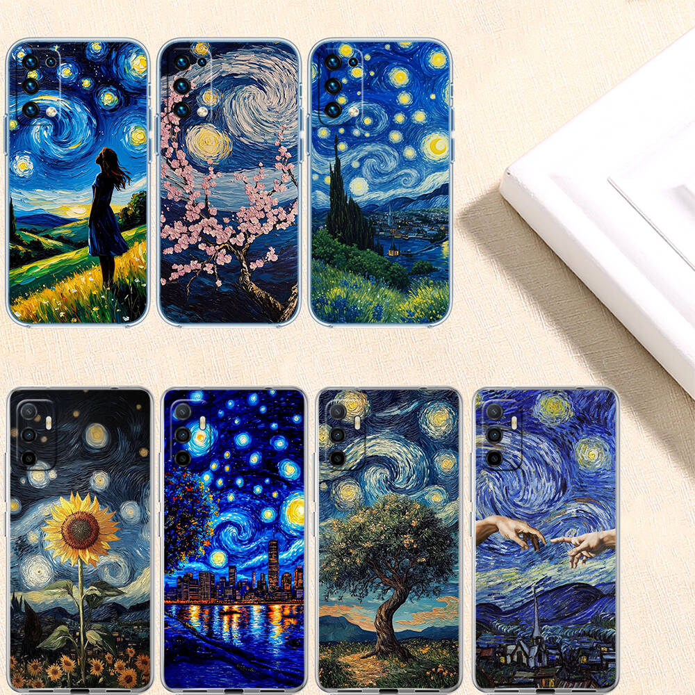 Starry Night Van Gogh Phone Case for Motorola G14 G15 G24 G30 G31 G32 G34 G41 G42 G51 G52 G50 G60S G60 G62 G72 G71 G73 G84 G85 G200 E32