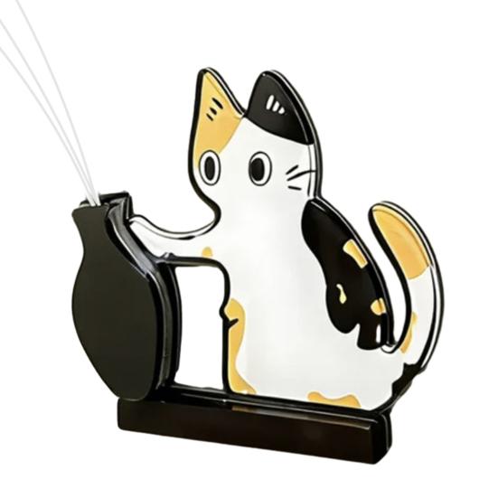 Cat Whiskers Holder Refrigerator Magnet, Cat Furs Keepsake Vase Fridge Magnet, Pet Memorial Decoration for Home, Kitchen