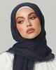 Cotton Crinkle Hijab Plain Soft Lightweight Headscarf Crinkle Cotton Women Muslim Scarf Best- Scarf Shawl