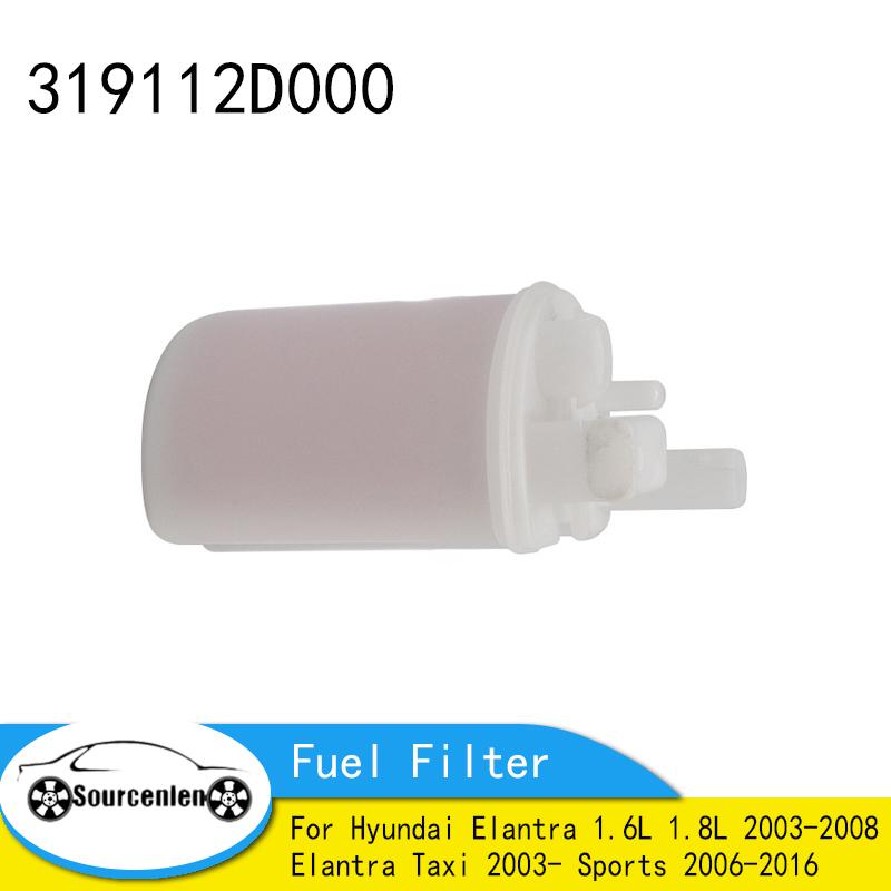 

Новий 319112D000 31911-2D000 Автомобільний паливний фільтр для Hyundai Elantra 1.6L 1.8L 2003-2008 Elantra Taxi 2003- Sports 2006-2016