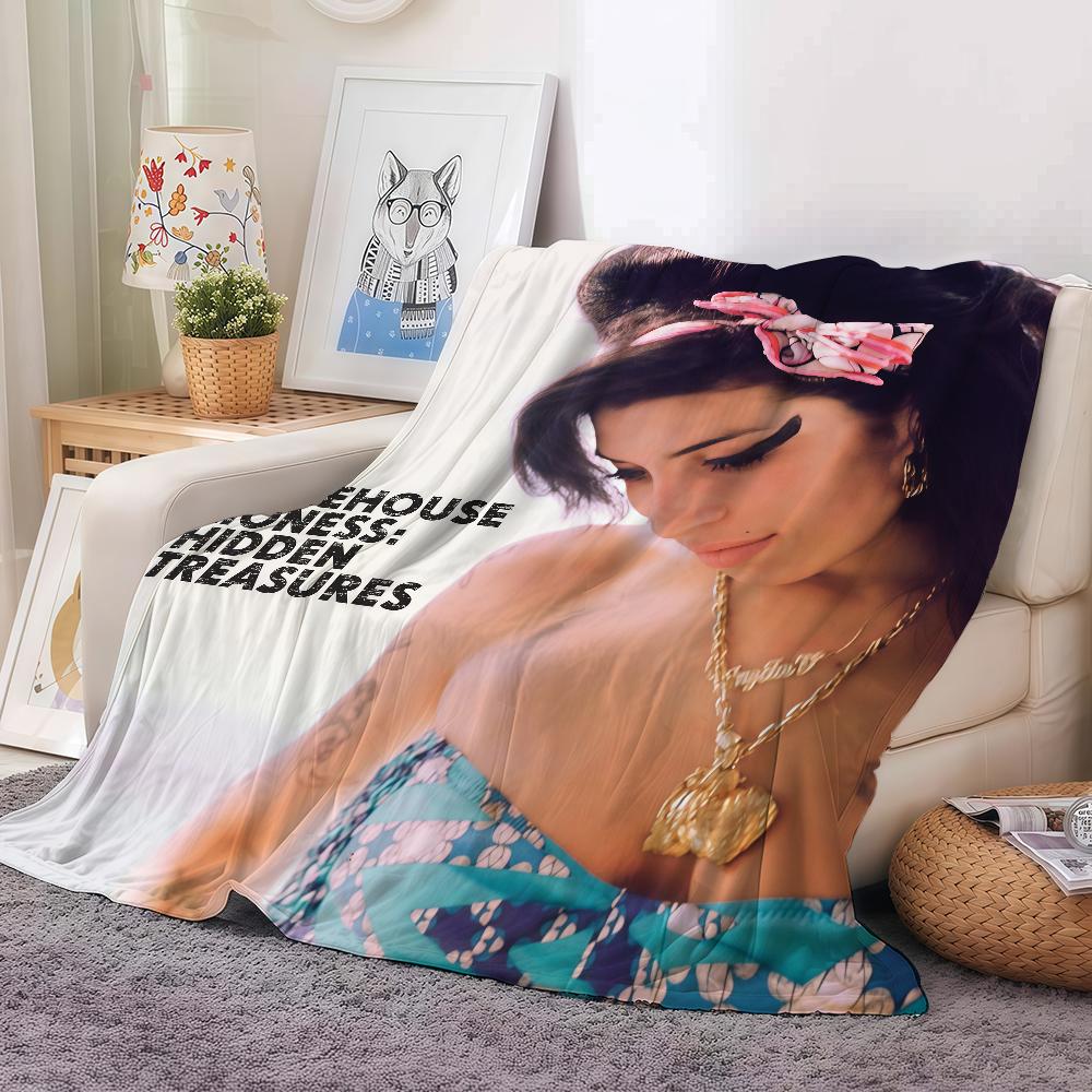 Famosa Cantante Musicale Amy W-winehouse Coperta Calda E Morbida Adatta Per Camera Da Letto Soggiorno Divano Letto Ufficio Viaggio Campeggio
