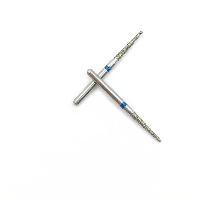 10pc/Box Dental Diamond Burs Drill FG 1.6M  for Teeth Porcelain Ceramics Composite Polishing High Speed Handpiece TF-08