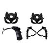 Faux Leathers Warrior Double Shoulder Armors Body Chest Harness Cosplay Costumes