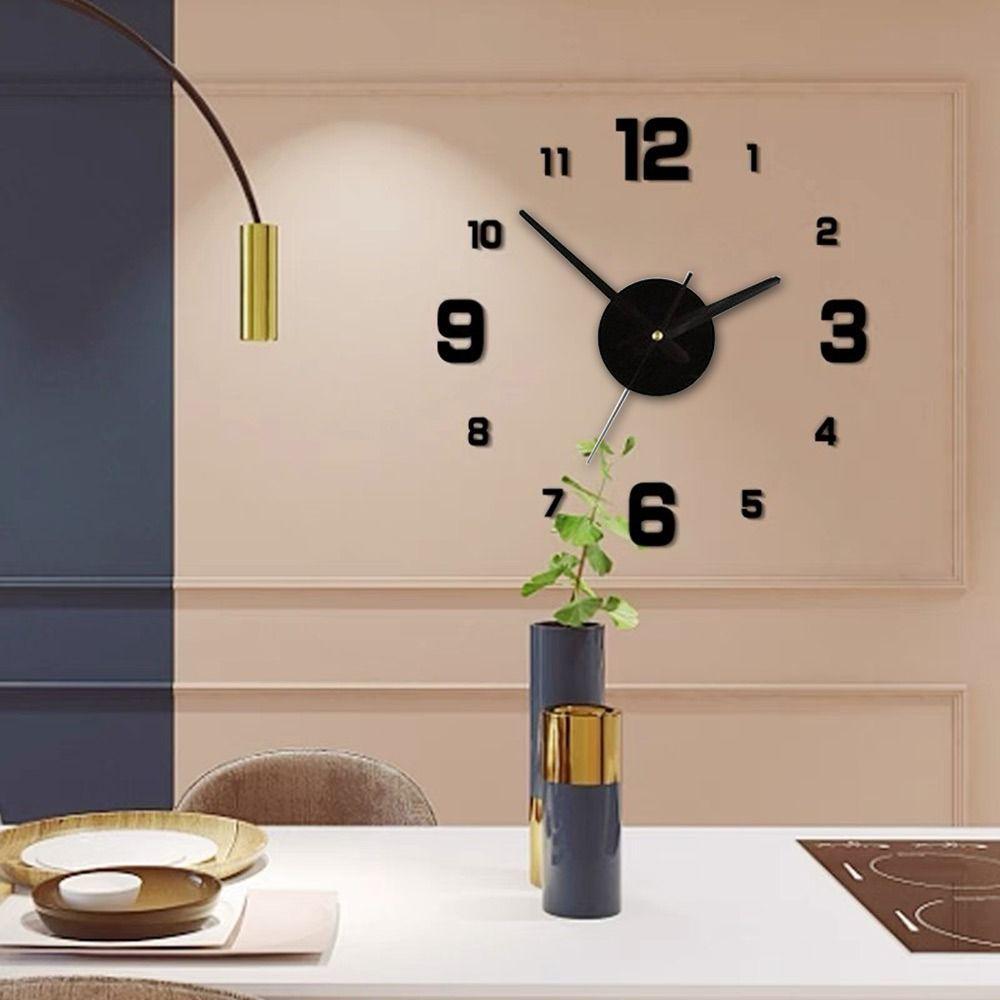 Mute Wall Clock Movement Mechanism Parts High Accuracy Silent Quartz Watch Accessories Round DIY