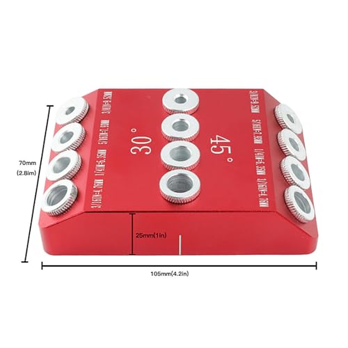 Drill Guide, Drill Stand, 30°/45°/90° Angle, Drilling, Woodworking Tool, Angled Drilling Guide, Drill Positioning Guide, Vertical Drilling, Angled Dri