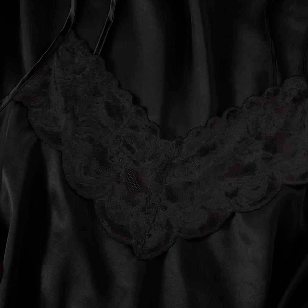 Women's 4,piece Satin Pajama Set, Soft Satin Sleepwear Set