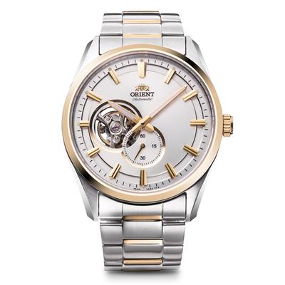 Orient Zegarek Automatyczny Współczesny Mechaniczny Automatyczny Gwarancja Producenta Krajowego Otwarty Balans Białe Złoto [ORIENT] Półszkieletowy RN-AR0006S Męski