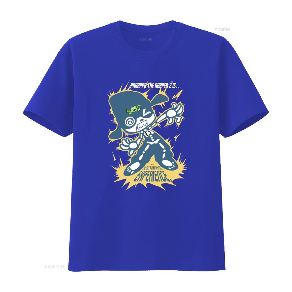Parappa The Rapper 2 All Size T Shirt For Fan Electric Experience Design Perfect Fans Vintage Homme Stretched Stylish