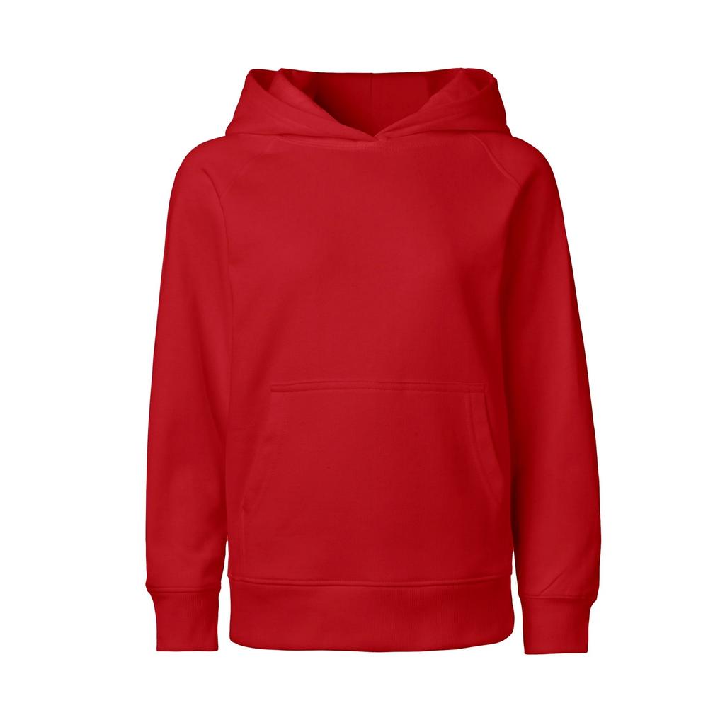Neutral Childrens/Kids Plain Zipped Hoodie
