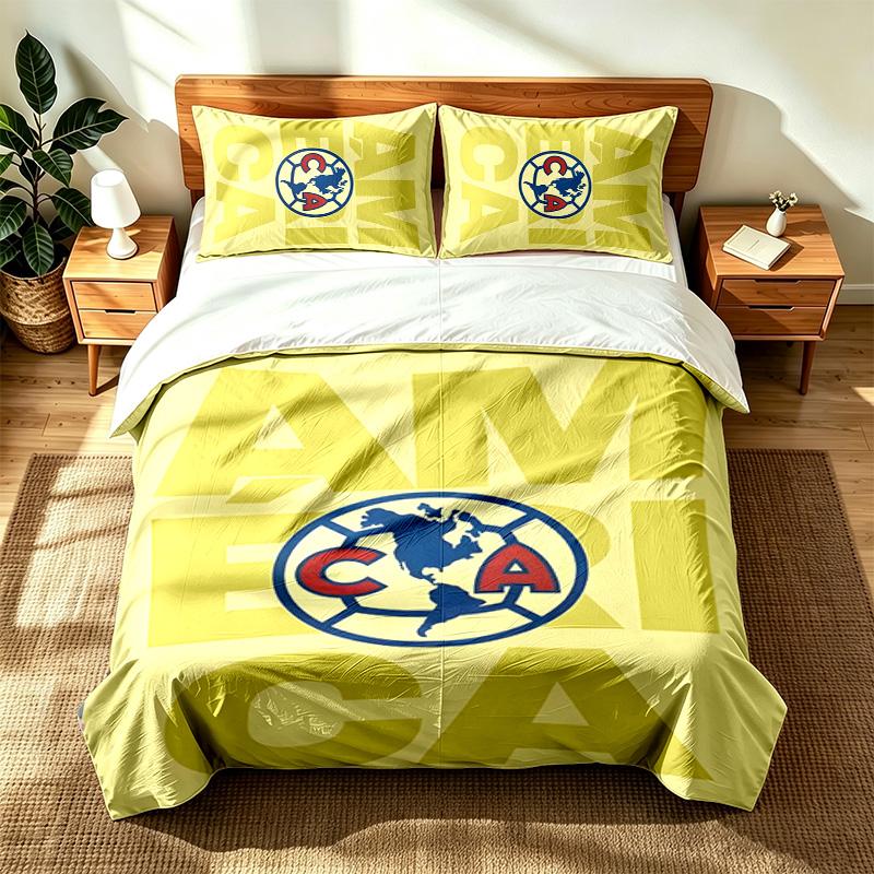 Club America (1) 3pc set suitable for master bedrooms soft and comfortable an ideal gift for family and friends Includes one duvet cover and two pillo