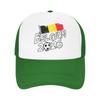 Belgium Belgian Flag Soccer Casual Sun Hats For Unisex Spring  Outdoor Sport Baseball Cap Fitted Retro High Quality Hip Hop Hats