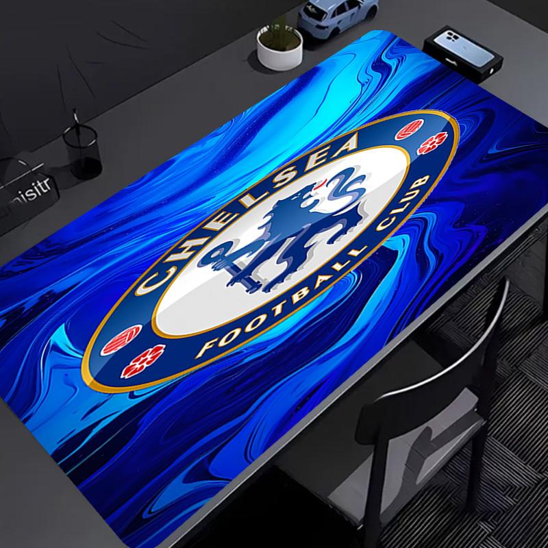 Chelsea FC logo Mouse Pad - Non-Slip Rubber Base, Smooth Surface for Work,Gaming,Office,And Home Use, Desk Mouse Pad
