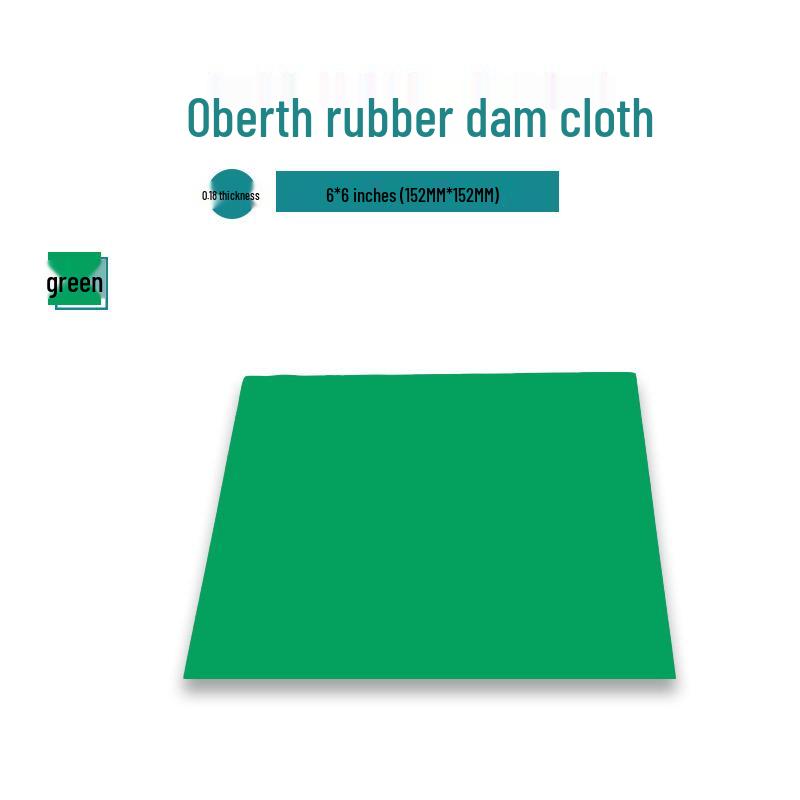 Dental Rubber Dam Cloth Set, Universal Sizes, 5x5 (52 pcs) & 6x6 (36 pcs)