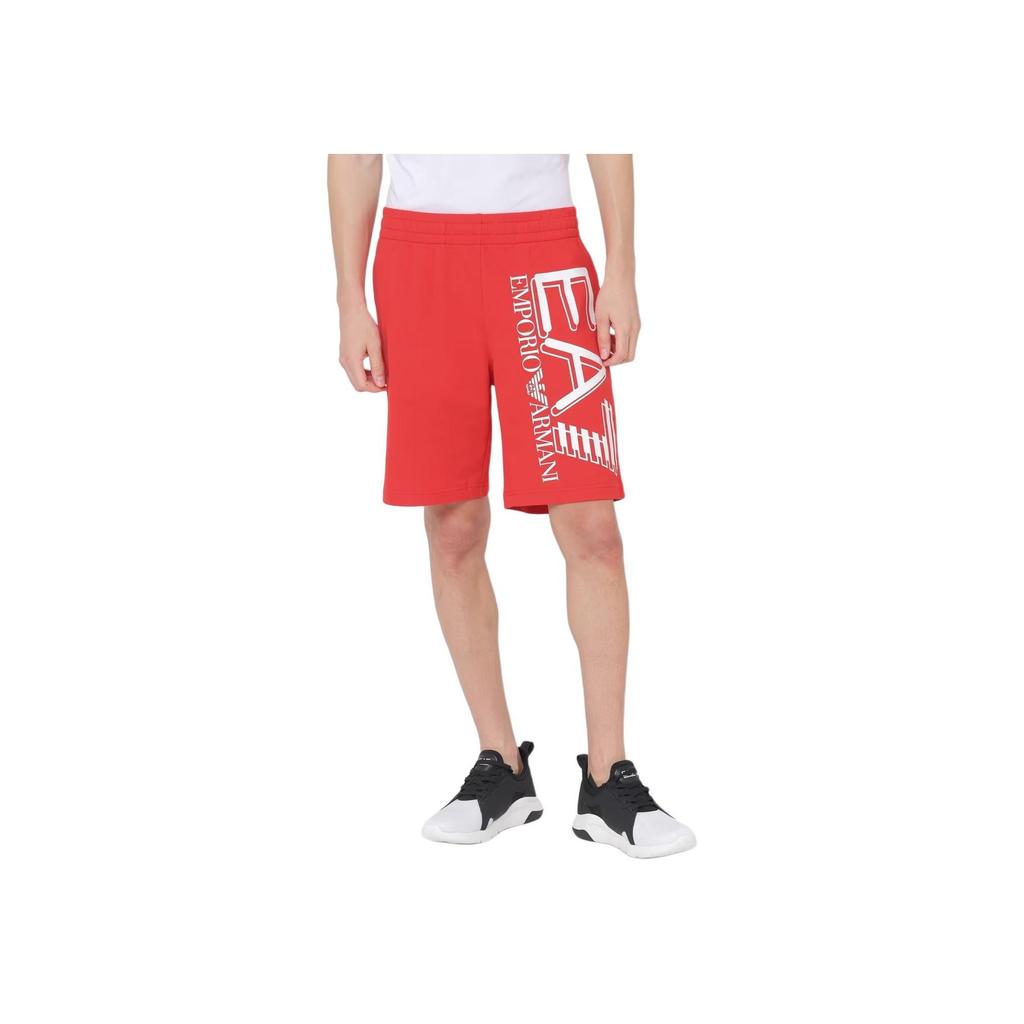 Emporio Armani EA7 Letter Print Elastic Waist Casual Shorts Men Shorts 3HPS59-PJ05Z-1451