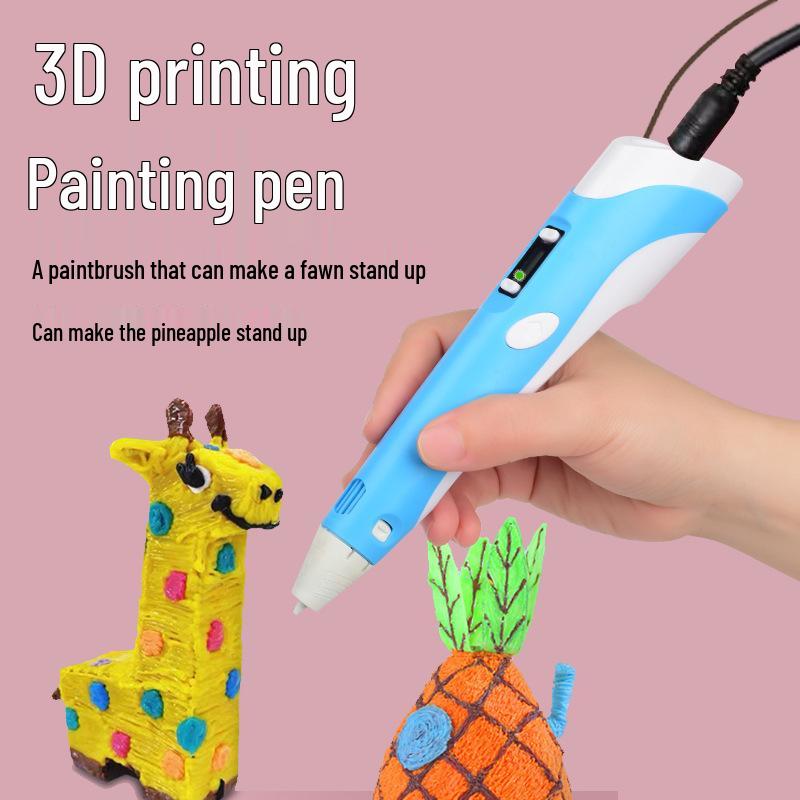 Low-Temperature 3D Printing Pen - Intelligent 3D Drawing & Stereoscopic Pen, Ideal Children's Christmas Gift