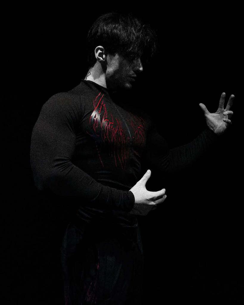 Breathedivinity 2025 Herren Schnelltrocknende Kompressions-Tights & Fitnessjacke mit Reißverschluss